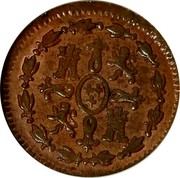 Spain 1 Maravedi Carlos IV 1802 KM# 445 coin reverse Spain 1 Maravedi Carlos IV 1802 KM# 445 coin reverse