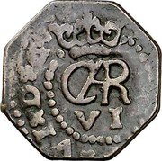 Spain Quarto (Carlos III) KM# 105 CAR coin reverse Spain Quarto (Carlos III) KM# 105 CAR coin reverse