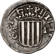 Spain Real Philip III 1651 KM# 36 PHILIPPVS III DEI G CA I coin obverse Spain Real Philip III 1651 KM# 36 PHILIPPVS III DEI G CA I coin obverse