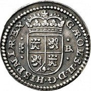 Spain Real Charles II 1686 Aqueduct BR KM# 204.1 CAROLVS II D G HISPANIAR REX BR coin obverse Spain Real Charles II 1686 Aqueduct BR KM# 204.1 CAROLVS II D G HISPANIAR REX BR coin obverse