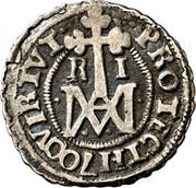 Spain Real Carlos II 1700 M KM# 240 PROTECTI 1700 VIRTV T R I coin reverse Spain Real Carlos II 1700 M KM# 240 PROTECTI 1700 VIRTV T R I coin reverse