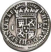 Spain Real Felipe V Segovia 1707 Y KM# 269 PHILIP V D G HISPANIAR REX I R coin obverse Spain Real Felipe V Segovia 1707 Y KM# 269 PHILIP V D G HISPANIAR REX I R coin obverse