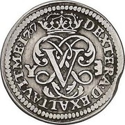 Spain Real Felipe V Segovia 1707 Y KM# 269 DEXTERA D EXALTAVIT ME 1707 Y coin reverse Spain Real Felipe V Segovia 1707 Y KM# 269 DEXTERA D EXALTAVIT ME 1707 Y coin reverse