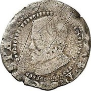 Spain Real (Croat) (Philip III) KM# 4 PHILIPP9 D G HISPANIA R coin obverse Spain Real (Croat) (Philip III) KM# 4 PHILIPP9 D G HISPANIA R coin obverse