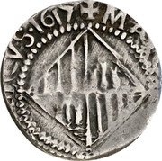 Spain Real Philip III De Vellon 1617 KM# 9 ... VS 1617 MA... coin reverse Spain Real Philip III De Vellon 1617 KM# 9 ... VS 1617 MA... coin reverse