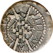 Spain Seiseno Louis XIII 1641 KM# 36 VILLA TARREG 1641 coin reverse