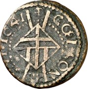 Spain Seiseno Louis XIII 1641 KM# 33 CŒLSONA CIVI 1641 coin reverse Spain Seiseno Louis XIII 1641 KM# 33 CŒLSONA CIVI 1641 coin reverse