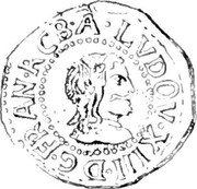 Spain Seiseno Louis XIII 1642 KM# 87 LVDOV XIII D G FRAN R C BA coin obverse Spain Seiseno Louis XIII 1642 KM# 87 LVDOV XIII D G FRAN R C BA coin obverse