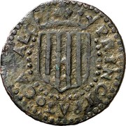 Spain Seiseno Louis XIII 1642 KM# 14 PRINCIPATO CATALO coin obverse Spain Seiseno Louis XIII 1642 KM# 14 PRINCIPATO CATALO coin obverse