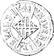 Spain Seiseno Louis XIII 1642 KM# 87 VNIVERSITAS VALS 1642 coin reverse Spain Seiseno Louis XIII 1642 KM# 87 VNIVERSITAS VALS 1642 coin reverse