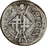 Spain Seiseno Louis XIII 1642 KM# 28 BARCINO CIVI 1642 coin reverse Spain Seiseno Louis XIII 1642 KM# 28 BARCINO CIVI 1642 coin reverse