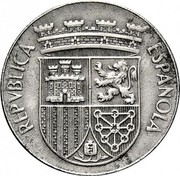 Spain 10 Centimos II Republic 1938 This coin was never released into circulation. Known only in mint condition KM# 756 REPVBLICA ESPAÑOLA coin obverse Spain 10 Centimos II Republic 1938 This coin was never released into circulation. Known only in mint condition KM# 756 REPVBLICA ESPAÑOLA coin obverse