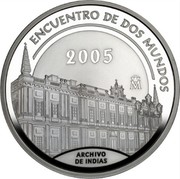 Spain 10 Euro Encounter of the two Worlds - Architecture 2005 (M) Proof KM# 1109 2005 ARCHIVO DE INDIAS ENCUENTRO DE DOS MUNDOS M coin reverse Spain 10 Euro Encounter of the two Worlds - Architecture 2005 (M) Proof KM# 1109 2005 ARCHIVO DE INDIAS ENCUENTRO DE DOS MUNDOS M coin reverse