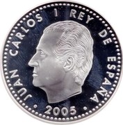Spain 10 Euro Peace and Liberty 2005 Proof KM# 1065 JUAN CARLOS I REY DE ESPAÑA 2005 coin obverse Spain 10 Euro Peace and Liberty 2005 Proof KM# 1065 JUAN CARLOS I REY DE ESPAÑA 2005 coin obverse