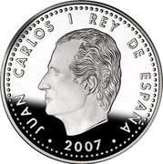 Spain 10 Euro International Polar Year 2007 Proof KM# 1140 2007 JUAN CARLOS I REY DE ESPAÑA coin obverse Spain 10 Euro International Polar Year 2007 Proof KM# 1140 2007 JUAN CARLOS I REY DE ESPAÑA coin obverse