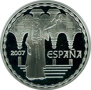 Spain 10 Euro The Song of My Cid 2007 Proof KM# 1137 2007 ESPAÑA coin obverse Spain 10 Euro The Song of My Cid 2007 Proof KM# 1137 2007 ESPAÑA coin obverse