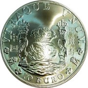 Spain 10 Euro Year of Spain in China 2007 Proof KM# 1132 VTRAQUE VNUM M 10 EURO M coin reverse Spain 10 Euro Year of Spain in China 2007 Proof KM# 1132 VTRAQUE VNUM M 10 EURO M coin reverse