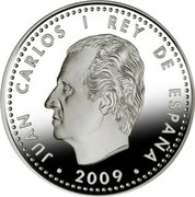 Spain 10 Euro World Cup Soccer 2009 Proof KM# 1216 2009 JUAN CARLOS I REY DE ESPAÑA coin obverse Spain 10 Euro World Cup Soccer 2009 Proof KM# 1216 2009 JUAN CARLOS I REY DE ESPAÑA coin obverse