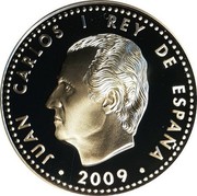 Spain 10 Euro Philip II 2009 Proof KM# 1214 2009 JUAN CARLOS I REY DE ESPAÑA coin obverse Spain 10 Euro Philip II 2009 Proof KM# 1214 2009 JUAN CARLOS I REY DE ESPAÑA coin obverse