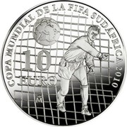 Spain 10 Euro World Cup Soccer 2009 Proof KM# 1216 10 EURO COPA MUNDIAL DE LA FIFA SUDÁFRICA 2010 M coin reverse Spain 10 Euro World Cup Soccer 2009 Proof KM# 1216 10 EURO COPA MUNDIAL DE LA FIFA SUDÁFRICA 2010 M coin reverse