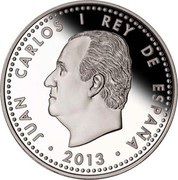 Spain 10 Euro 1000th Anniversary of Kingdom of Granada 2013 Proof KM# 1292 2013 JUAN CARLOS I REY DE ESPAÑA coin obverse Spain 10 Euro 1000th Anniversary of Kingdom of Granada 2013 Proof KM# 1292 2013 JUAN CARLOS I REY DE ESPAÑA coin obverse