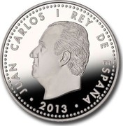 Spain 10 Euro FIFA World Cup 2013 Proof KM# 1290 JUAN CARLOS I REY DE ESPAÑA 2013 coin obverse Spain 10 Euro FIFA World Cup 2013 Proof KM# 1290 JUAN CARLOS I REY DE ESPAÑA 2013 coin obverse