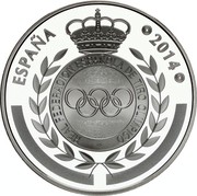 Spain 10 Euro World Shooting Championship 2014 (M) Proof KM# 1329 ESPAÑA 2014 REAL FEDERACIÓN ESPAÑOLA DE TIRO OLÍMPICO coin obverse Spain 10 Euro World Shooting Championship 2014 (M) Proof KM# 1329 ESPAÑA 2014 REAL FEDERACIÓN ESPAÑOLA DE TIRO OLÍMPICO coin obverse