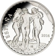 Spain 10 Euro Rubens 2014 Proof KM# 1315 ESPAÑA RUBENS 2014 coin obverse Spain 10 Euro Rubens 2014 Proof KM# 1315 ESPAÑA RUBENS 2014 coin obverse