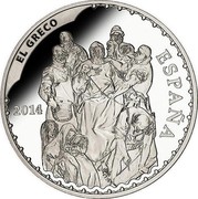 Spain 10 Euro Spanish Museum Treasures - El Greco 2014 Proof KM# 1317 ESPAÑA 2014 EL GRECO coin obverse Spain 10 Euro Spanish Museum Treasures - El Greco 2014 Proof KM# 1317 ESPAÑA 2014 EL GRECO coin obverse