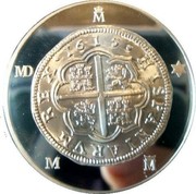 Spain 10 Euro Numismatic Treasures - 4 Reales Phillip III 2015 (M) Proof KM# 1361 HISPANIARVM REX 1615 M M MD M coin reverse Spain 10 Euro Numismatic Treasures - 4 Reales Phillip III 2015 (M) Proof KM# 1361 HISPANIARVM REX 1615 M M MD M coin reverse