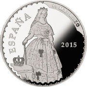 Spain 10 Euro Treasures of the Museums of Spain - Madrazo 2015 (M) Proof KM# 1352 ESPAÑA 2015 F MADRAZO coin obverse Spain 10 Euro Treasures of the Museums of Spain - Madrazo 2015 (M) Proof KM# 1352 ESPAÑA 2015 F MADRAZO coin obverse