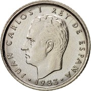 Spain 10 Pesetas Juan Carlos I 1983 KM# 827 JUAN CARLOS I REY DE ESPAÑA 1983 coin obverse Spain 10 Pesetas Juan Carlos I 1983 KM# 827 JUAN CARLOS I REY DE ESPAÑA 1983 coin obverse