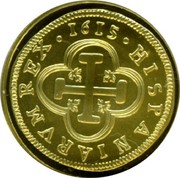 Spain 100 Euro Numismatics Jewels - Two Escudos 2015 (M) Proof KM# 1363 HISPANIARVM REX 1615 coin reverse