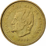 Spain 100 Pesetas Year of Older Persons 1999 M KM# 1006 JUAN CARLOS I REY DE ESPAÑA 1999 coin obverse Spain 100 Pesetas Year of Older Persons 1999 M KM# 1006 JUAN CARLOS I REY DE ESPAÑA 1999 coin obverse
