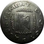 Spain 15 Centims D'olot Ajuntament 1937 Forgeries exist KM# 2 AJUNTAMENT D'OLOT coin obverse Spain 15 Centims D'olot Ajuntament 1937 Forgeries exist KM# 2 AJUNTAMENT D'OLOT coin obverse