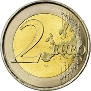 Spain 2 Euro Juan Carlos I 2008 (M) Proof KM# 1074 2 EURO LL coin reverse Spain 2 Euro Juan Carlos I 2008 (M) Proof KM# 1074 2 EURO LL coin reverse