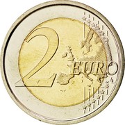 Spain 2 Euro Alhambra 2011 Proof KM# 1184 2 EURO LL coin reverse