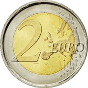 Spain 2 Euro Antoni Gaudi - Park Guell 2014 KM# 1306 2 EURO LL coin reverse Spain 2 Euro Antoni Gaudi - Park Guell 2014 KM# 1306 2 EURO LL coin reverse