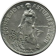 Spain 2 Pesetas Consejos De Asturias Y Leon 1937 KM# 3 CONSEJO DE ASTURIAS Y LEON ESPAÑA coin obverse