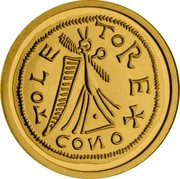 Spain 20 Euro Leovigild 2011 Proof KM# 1166 coin reverse Spain 20 Euro Leovigild 2011 Proof KM# 1166 coin reverse