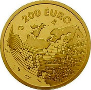 Spain 200 Euro Enlargement of the European Union 2004 (M) Proof KM# 1100 200 EURO M ESTONIA LETONIA POLONIA HUNGRIA REPUBLICA CHECA LITUANIA ESLOVAQUIA ESLOVENIA MALTA CHIPRE coin reverse Spain 200 Euro Enlargement of the European Union 2004 (M) Proof KM# 1100 200 EURO M ESTONIA LETONIA POLONIA HUNGRIA REPUBLICA CHECA LITUANIA ESLOVAQUIA ESLOVENIA MALTA CHIPRE coin reverse
