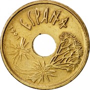 Spain 25 Pesetas Canary Islands 1994 KM# 933 ESPAÑA 1994 coin obverse Spain 25 Pesetas Canary Islands 1994 KM# 933 ESPAÑA 1994 coin obverse
