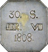 Spain 30 S Majorca 1808 C# L52.1 30 S FER VII 1808 coin obverse Spain 30 S Majorca 1808 C# L52.1 30 S FER VII 1808 coin obverse