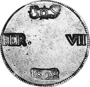 Spain 30 S Majorca 1808 C# L7.2 30 S FER VII 1808 coin obverse Spain 30 S Majorca 1808 C# L7.2 30 S FER VII 1808 coin obverse