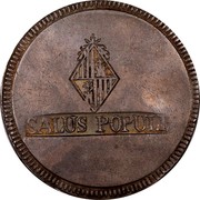 Spain 30 Sous Majorca 1821 FRo VII C# L53.1 SALUS POPULI coin obverse Spain 30 Sous Majorca 1821 FRo VII C# L53.1 SALUS POPULI coin obverse
