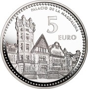 Spain 5 Euro Santander - La Magdalena Palace 2010 Proof KM# 1156 PALACIO DE LA MAGDALENA 5 EURO coin reverse Spain 5 Euro Santander - La Magdalena Palace 2010 Proof KM# 1156 PALACIO DE LA MAGDALENA 5 EURO coin reverse