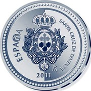 Spain 5 Euro Santa Cruz de Tenerife - Auditorium 2011 Proof KM# 1228 ESPAÑA SANTA CRUZ DE TENERIFE M 2011 coin obverse Spain 5 Euro Santa Cruz de Tenerife - Auditorium 2011 Proof KM# 1228 ESPAÑA SANTA CRUZ DE TENERIFE M 2011 coin obverse