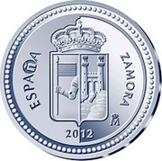 Spain 5 Euro Zamora - Cathedral and Bridge 2012 Proof KM# 1279 ESPAÑA ZAMORA M 2012 coin obverse Spain 5 Euro Zamora - Cathedral and Bridge 2012 Proof KM# 1279 ESPAÑA ZAMORA M 2012 coin obverse