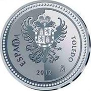 Spain 5 Euro Tarragona - Roman Acueduct 2012 Proof KM# 1275 ESPAÑA TOLEDO 2012 M coin obverse Spain 5 Euro Tarragona - Roman Acueduct 2012 Proof KM# 1275 ESPAÑA TOLEDO 2012 M coin obverse