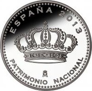 Spain 5 Euro Monastery of the Barefoot Royals 2013 Proof KM# 1298 2013 ESPAÑA PATRIMONIO NACIONAL coin obverse Spain 5 Euro Monastery of the Barefoot Royals 2013 Proof KM# 1298 2013 ESPAÑA PATRIMONIO NACIONAL coin obverse